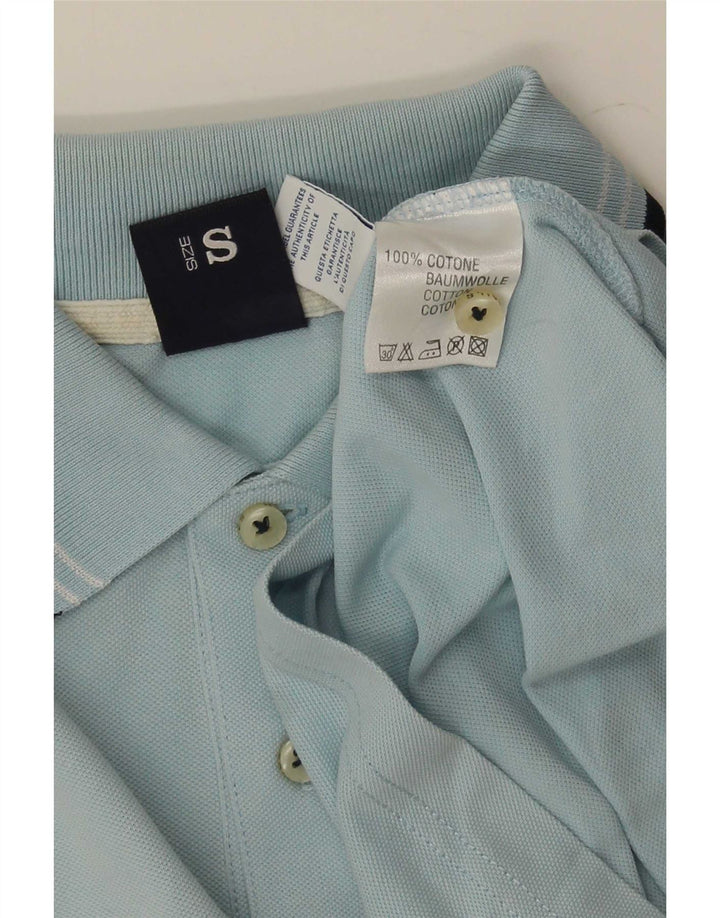Camisa polo masculina North Sails pequena azul algodão