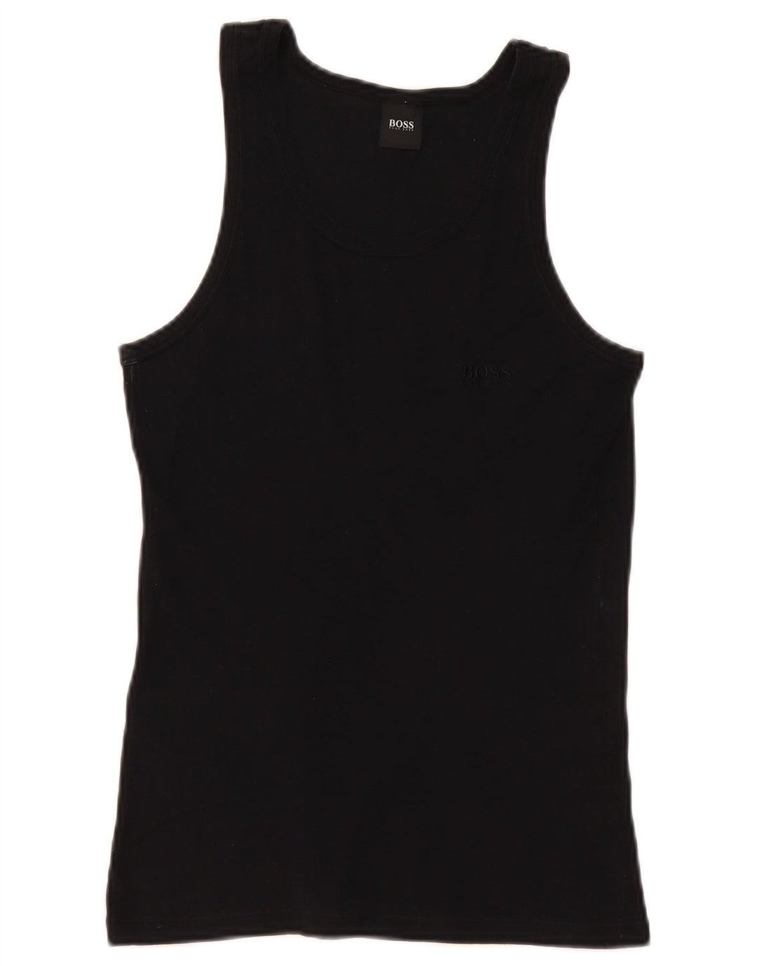 Hugo Boss Colete Masculino Top XS Algodão Preto