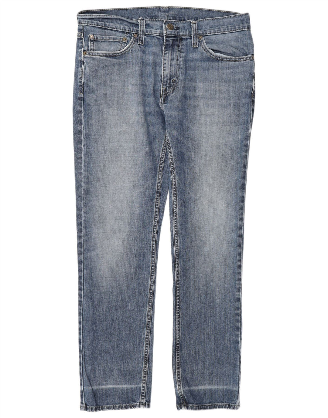 Calça Jeans Slim Feminina Levi's W32 L30 Azul Algodão