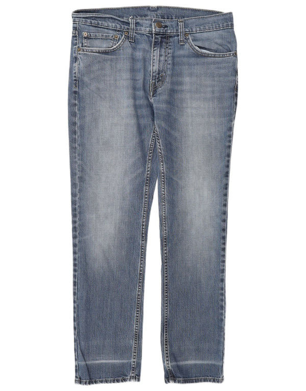 Calça Jeans Slim Feminina Levi's W32 L30 Azul Algodão