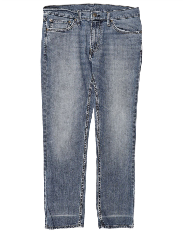 Calça Jeans Slim Feminina Levi's W32 L30 Azul Algodão