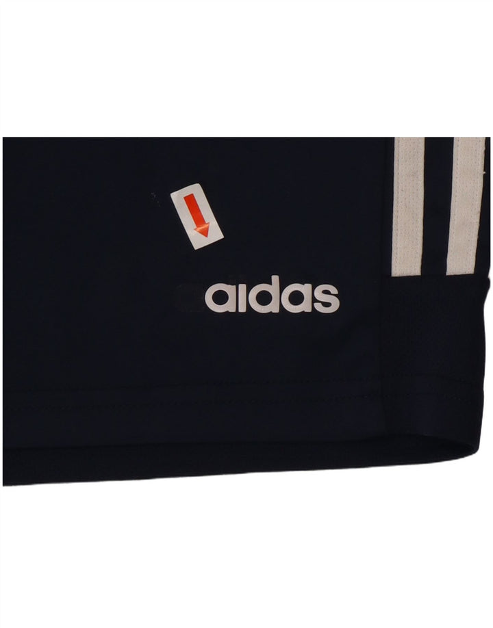 Shorts esportivos masculinos ADIDAS 9-10 anos azul marinho poliéster