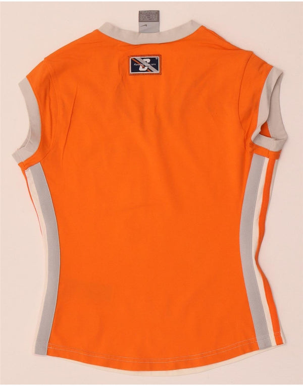 Camiseta Nike Feminina Cor72z Graphic Top UK 12 Médio Laranja Algodão