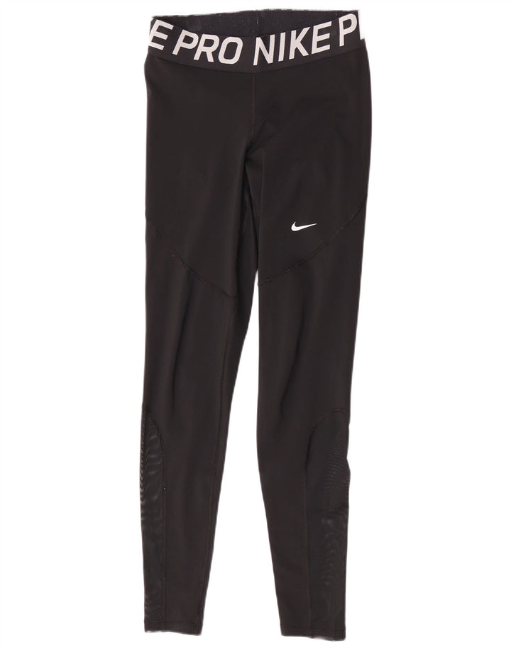 Leggings Nike Dri Fit Graphic UK 14 Médio Preto