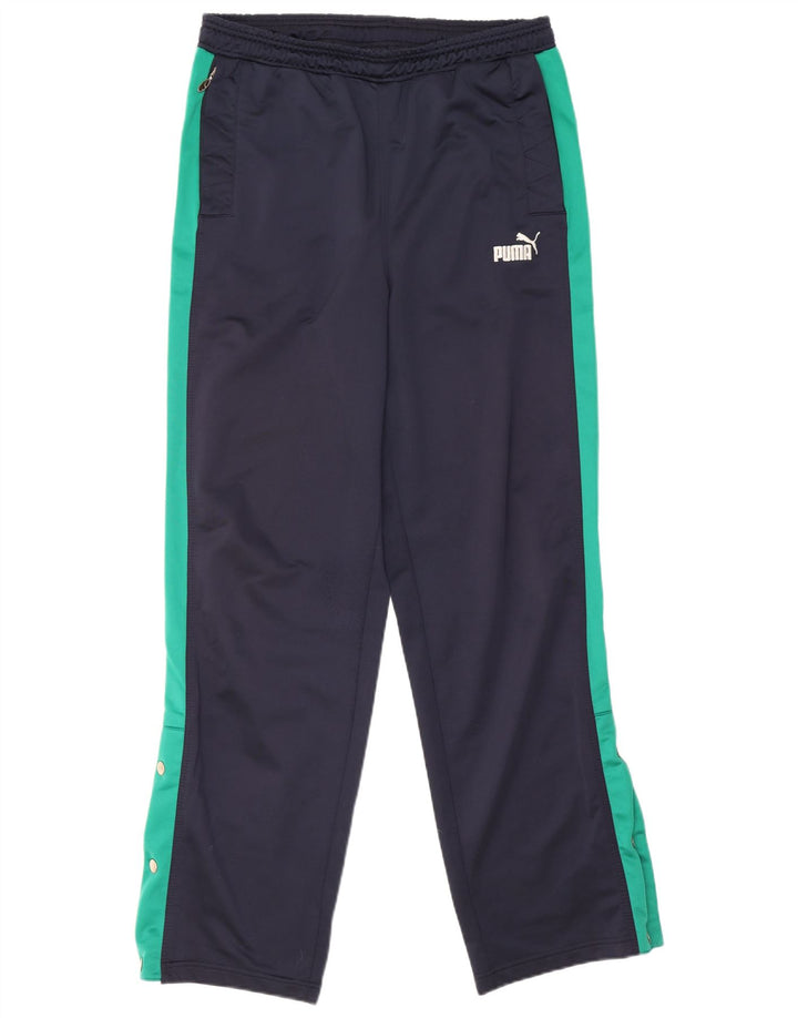 Puma Mens Hooded Graphic Full Tracksuit XL Verde Colourblock Poliéster