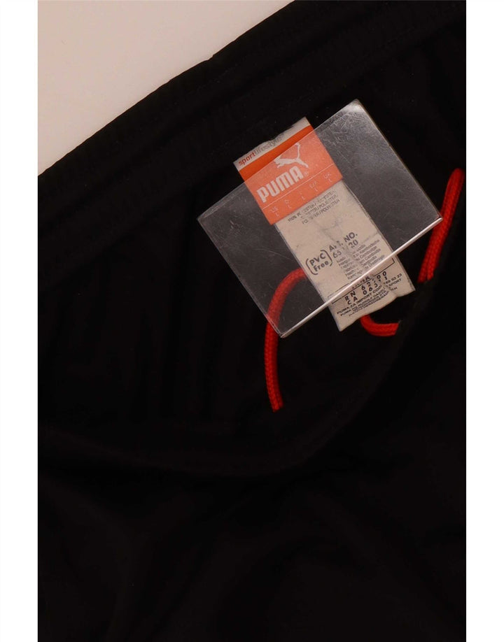 Calça de treino masculina Puma Joggers grande poliéster preto