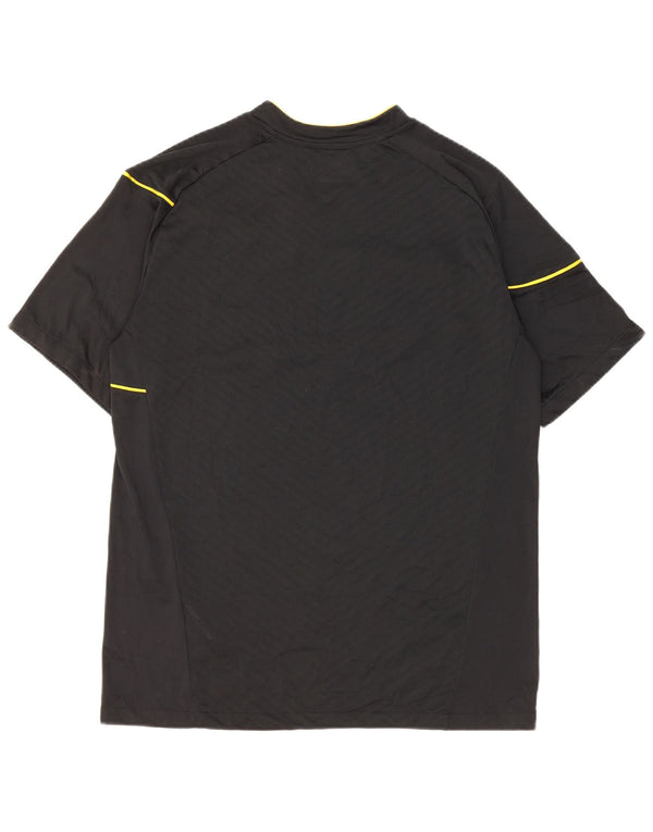 Camiseta Nike Masculina Dri Fit Graphic Top UK 38/40 Médio Preto Listrado