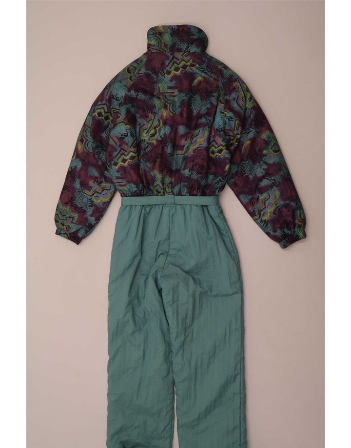 Macacão de esqui feminino Brugi EU 46 XL azul poliamida geométrica
