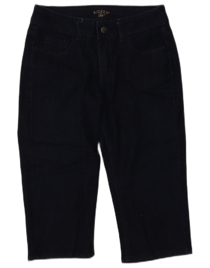 LEE Womens Riders Capri Jeans US 8 Médio W30 L18 Azul Marinho Algodão
