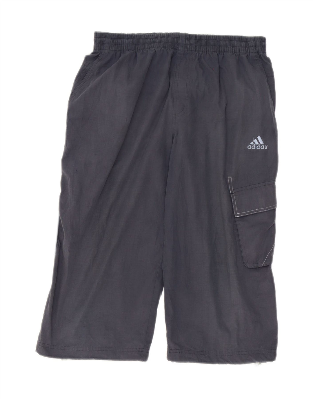Adidas Mens Bermuda Sport Shorts Pequeno Azul Marinho Poliéster