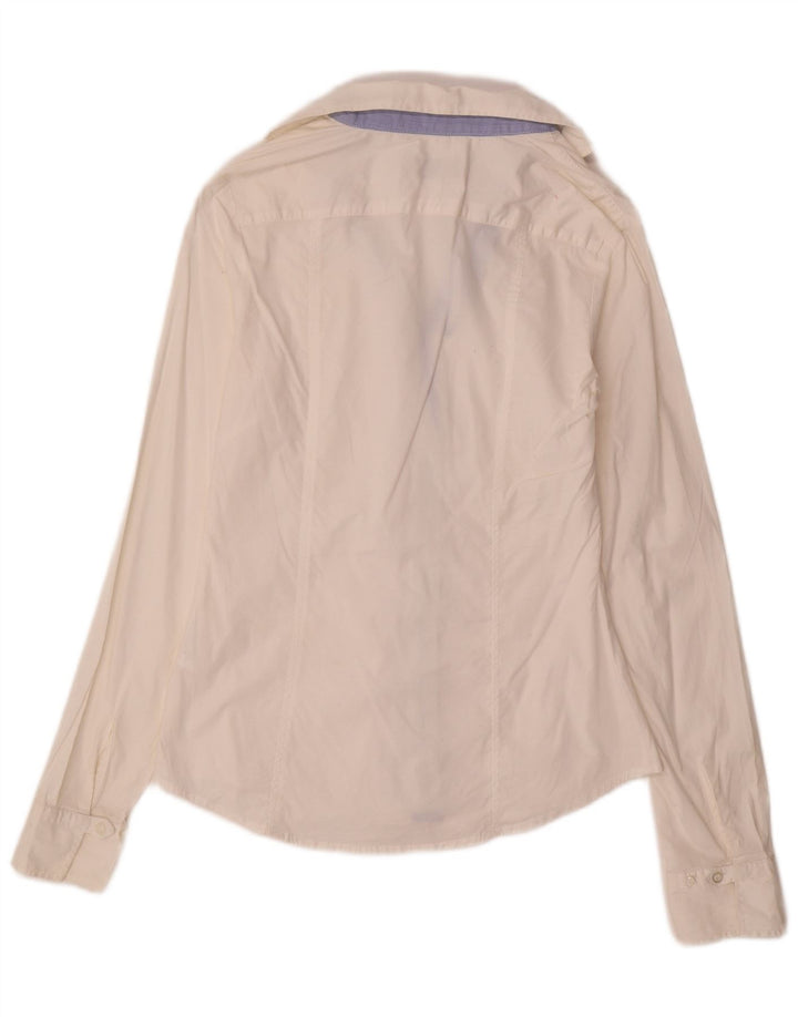 Camisa feminina Dack's UK 12 algodão branco médio