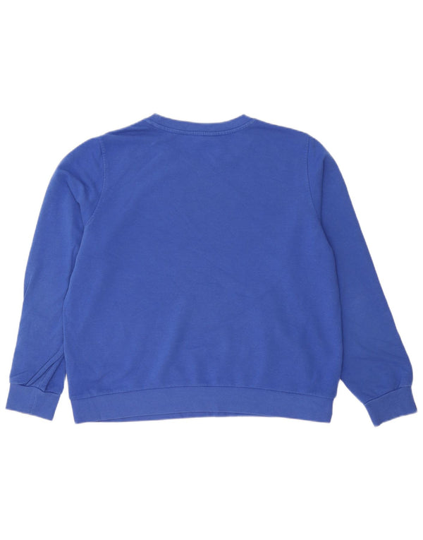 Suéter feminino Marks & Spencer de grandes dimensões Reino Unido 16 grande algodão azul