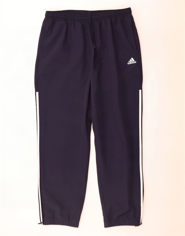 Calça de treino masculina Adidas Joggers 2XL azul marinho poliéster