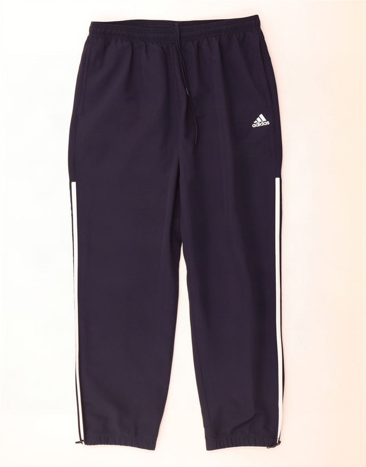 Calça de treino masculina Adidas Joggers 2XL azul marinho poliéster