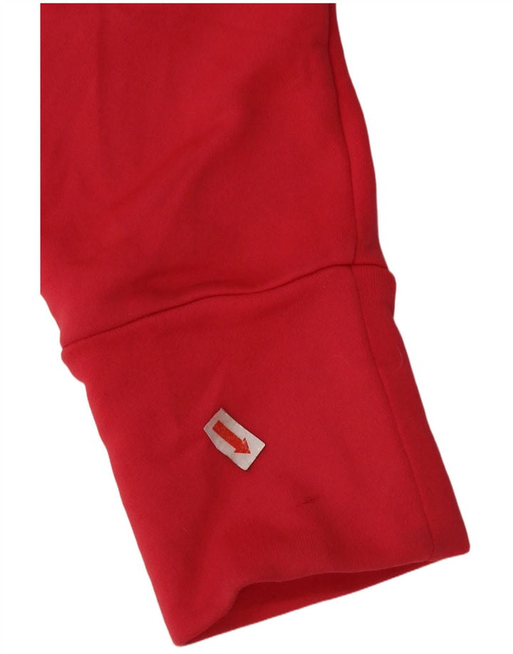 ADIDAS Womens Tracksuit Top Jacket UK 10 Pequeno Rosa Poliéster