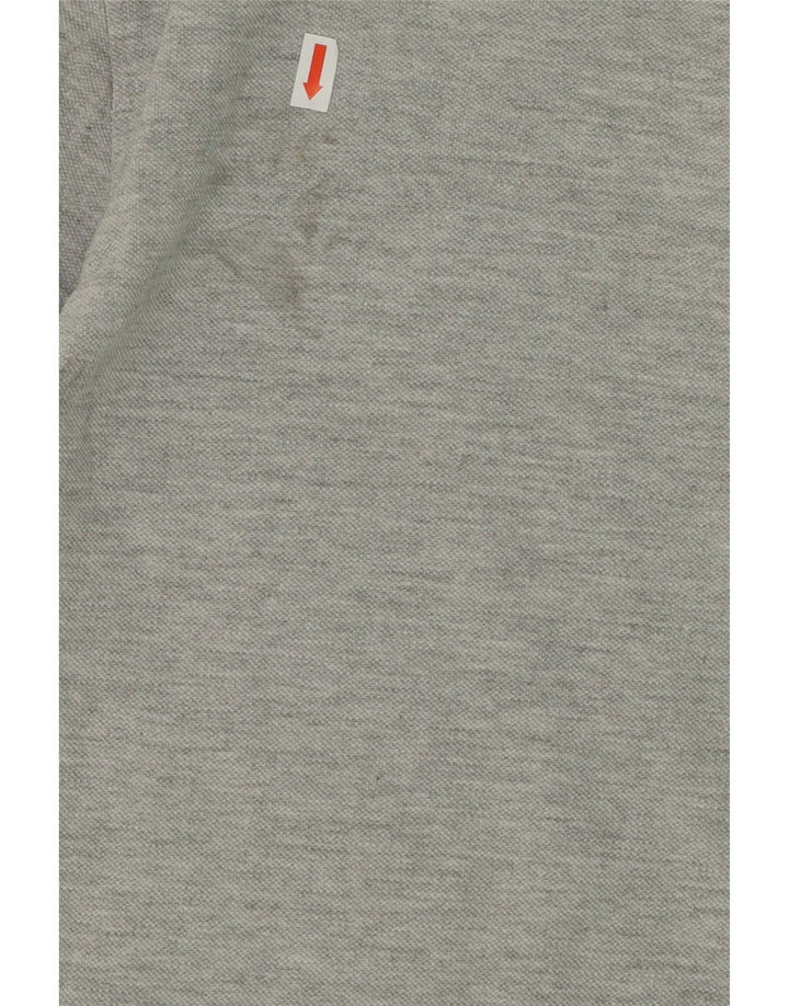 CREW CLOTHING Mens Polo Shirt Large Grey Cotton Vintage Crew Clothing and Second-Hand Crew Clothing from Messina Hembry 