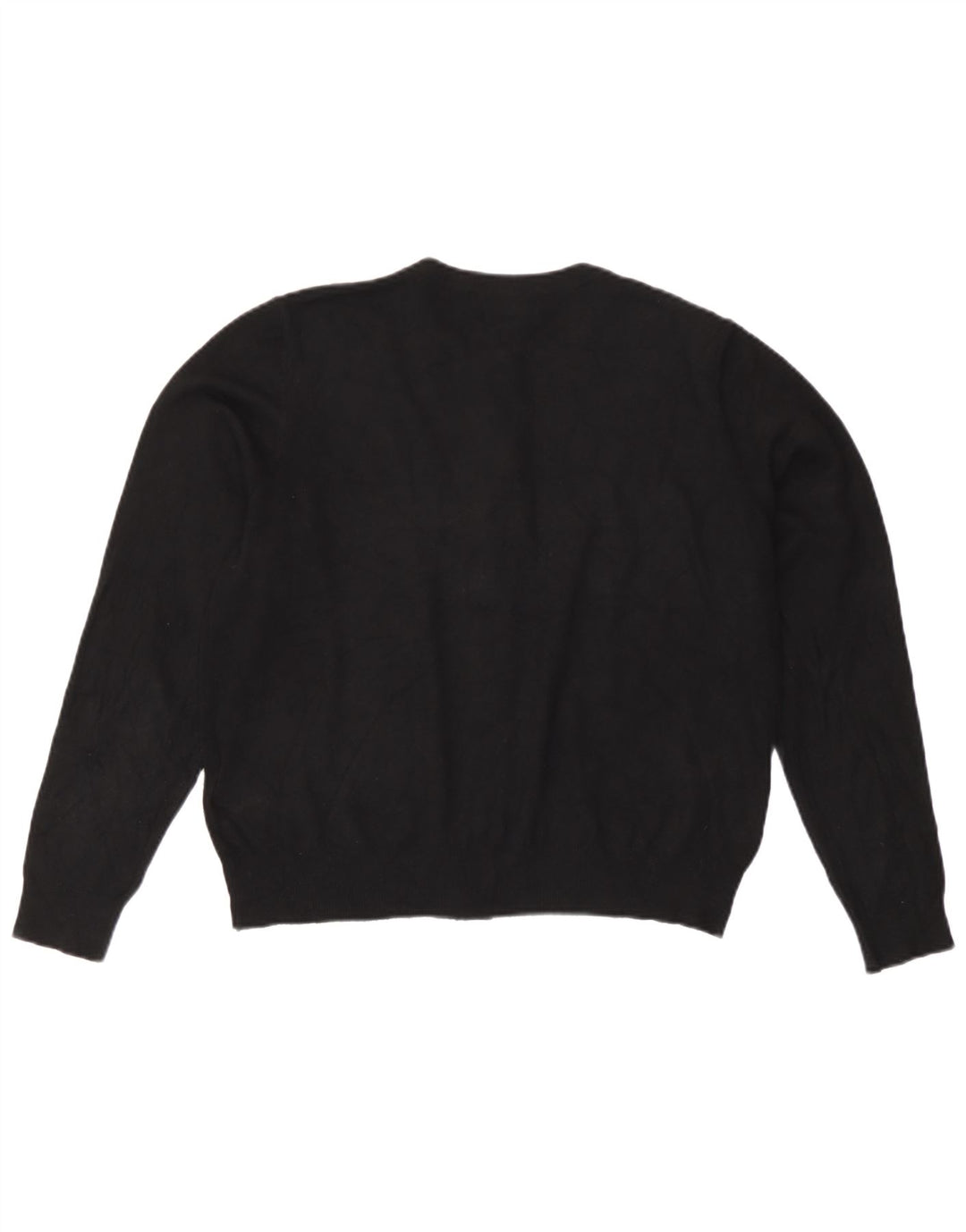Suéter cardigã feminino Marks & Spencer Reino Unido 16 grande viscose preta