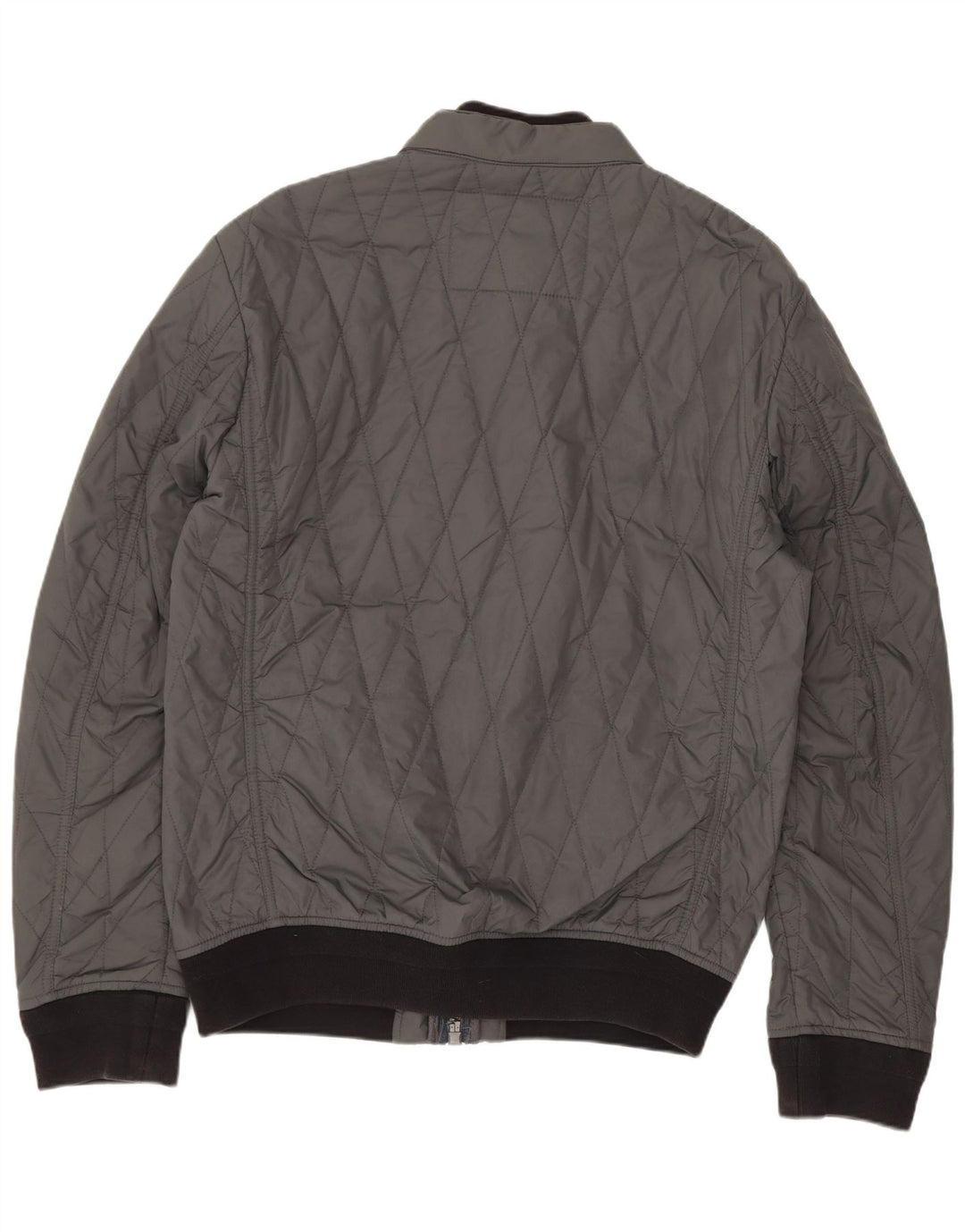Jaqueta masculina acolchoada Replay UK 40 grande cinza Colourblock poliamida