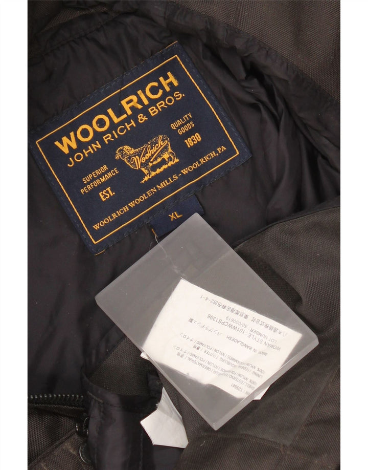 Jaqueta utilitária feminina Woolrich Reino Unido 18 XL preto nylon