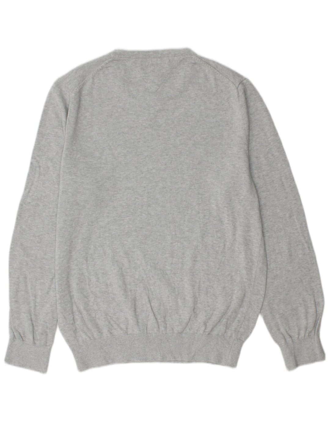 Suéter masculino TOMMY HILFIGER com gola redonda cinza médio