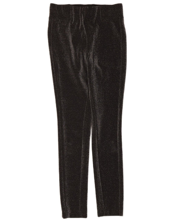 Leggings femininas Marks & Spencer UK 8 pequenas pretas manchadas
