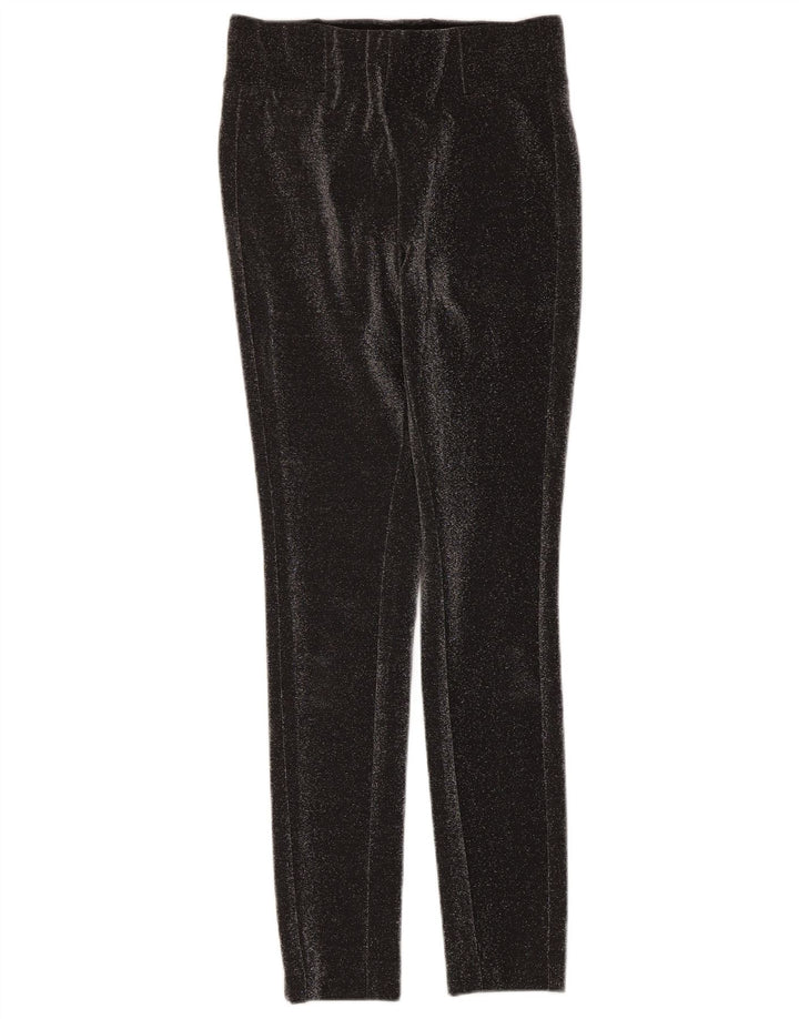 Leggings femininas Marks & Spencer UK 8 pequenas pretas manchadas