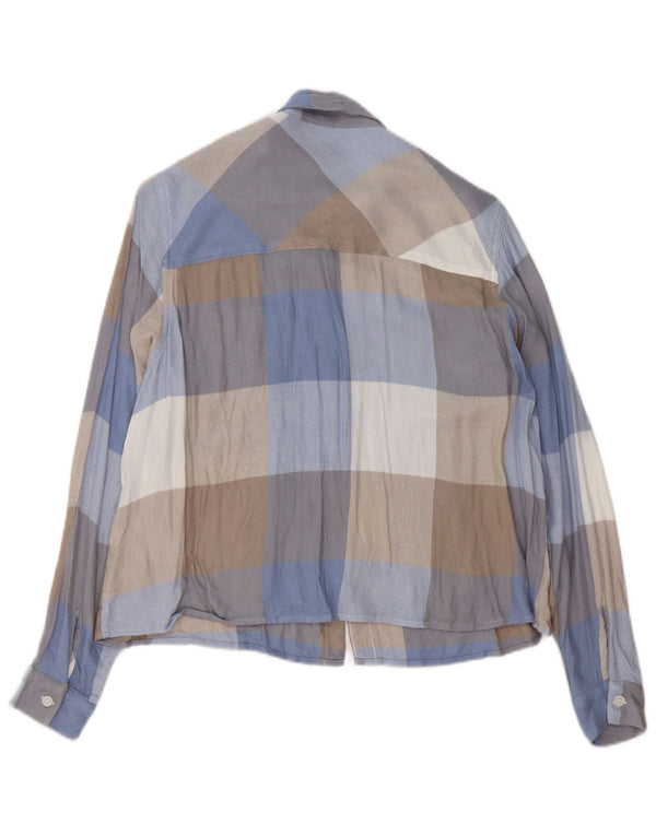Camiseta feminina Mistral UK 14 média multicolorida xadrez rayon