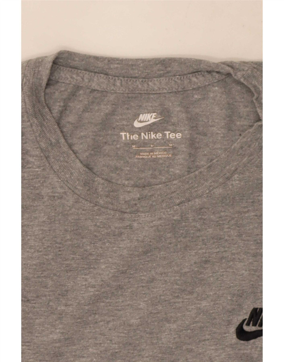 Camiseta masculina Nike Top cinza médio manchado