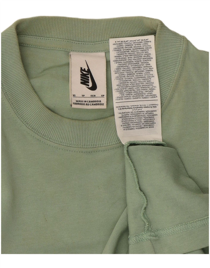 Camiseta masculina Nike Top XS verde algodão