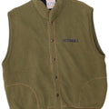 Outrage Mens Graphic Gilet UK 40 Grande Caqui