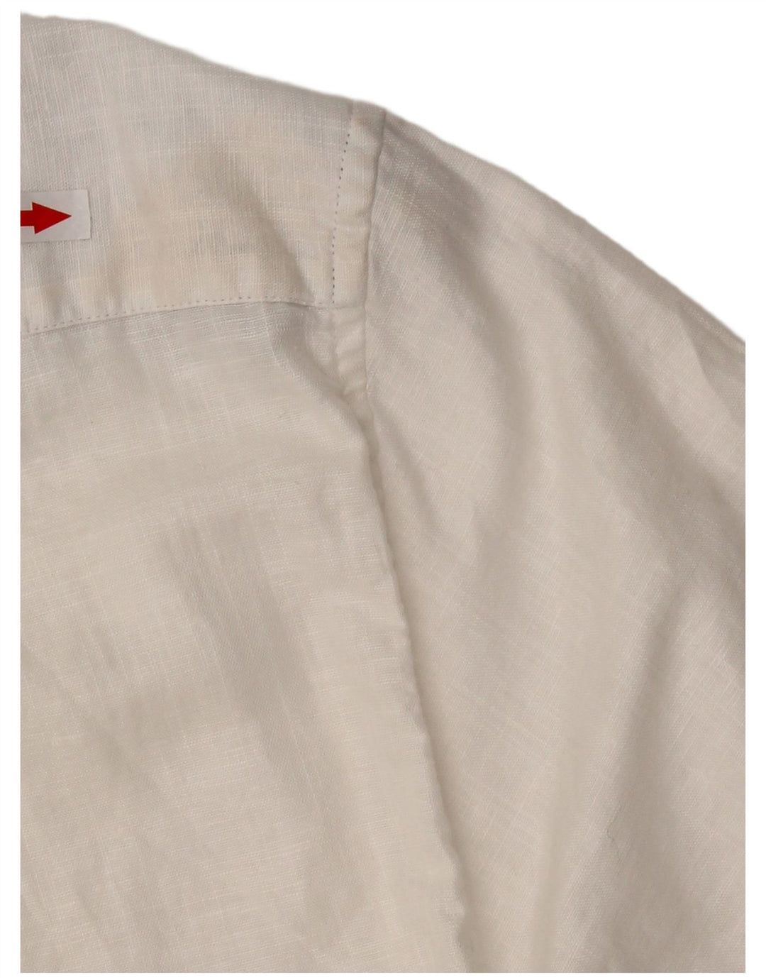 Camisa masculina de manga curta TED BAKER tamanho 5 XL linho branco