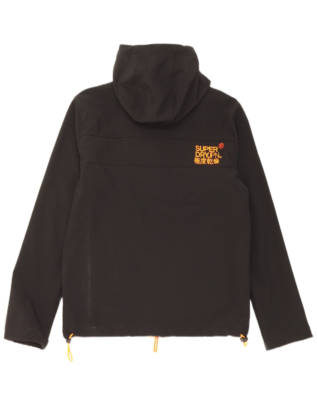 Jaqueta corta-vento masculina Superdry The Windtrekker Graphic UK 38 médio preto
