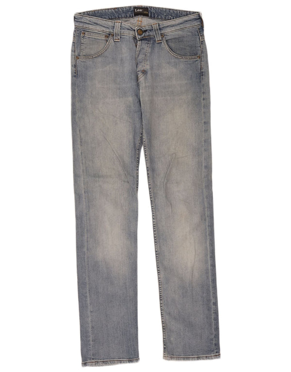 Lee Womens Powell Slim Jeans W31 L34 Azul Algodão