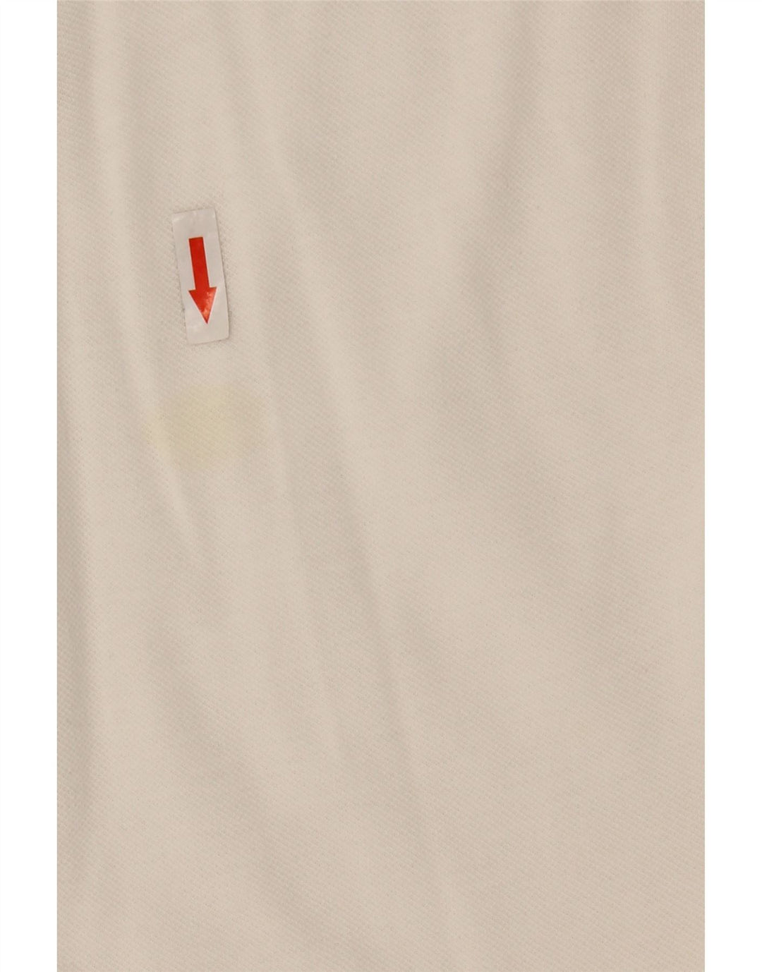 Adidas Womens Polo Shirt UK 12 Médio Algodão Branco