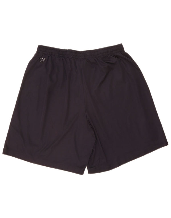 Puma Masculino Cambridge United F.C. Shorts Esportivos Grande Poliéster Azul Marinho