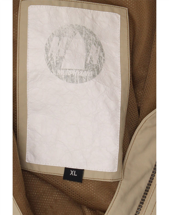 Jaqueta bomber masculina Murphy & Nye Reino Unido 42 XL bege