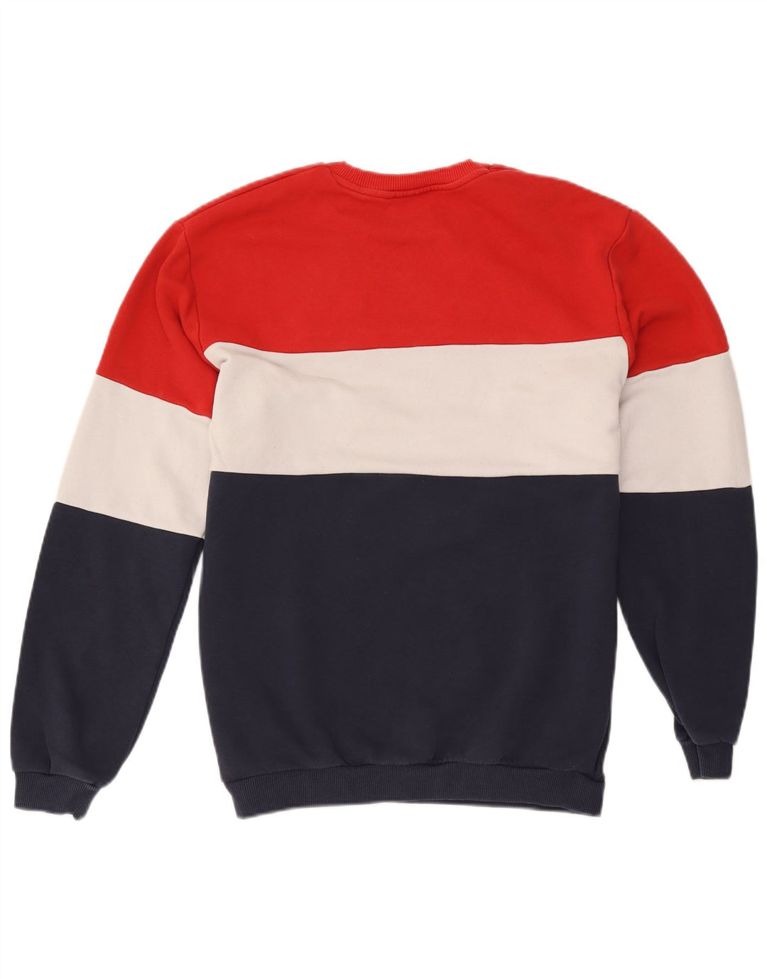 Fila Moletom Gráfico Masculino Jumper Médio Multicolorido Colorblock Algodão
