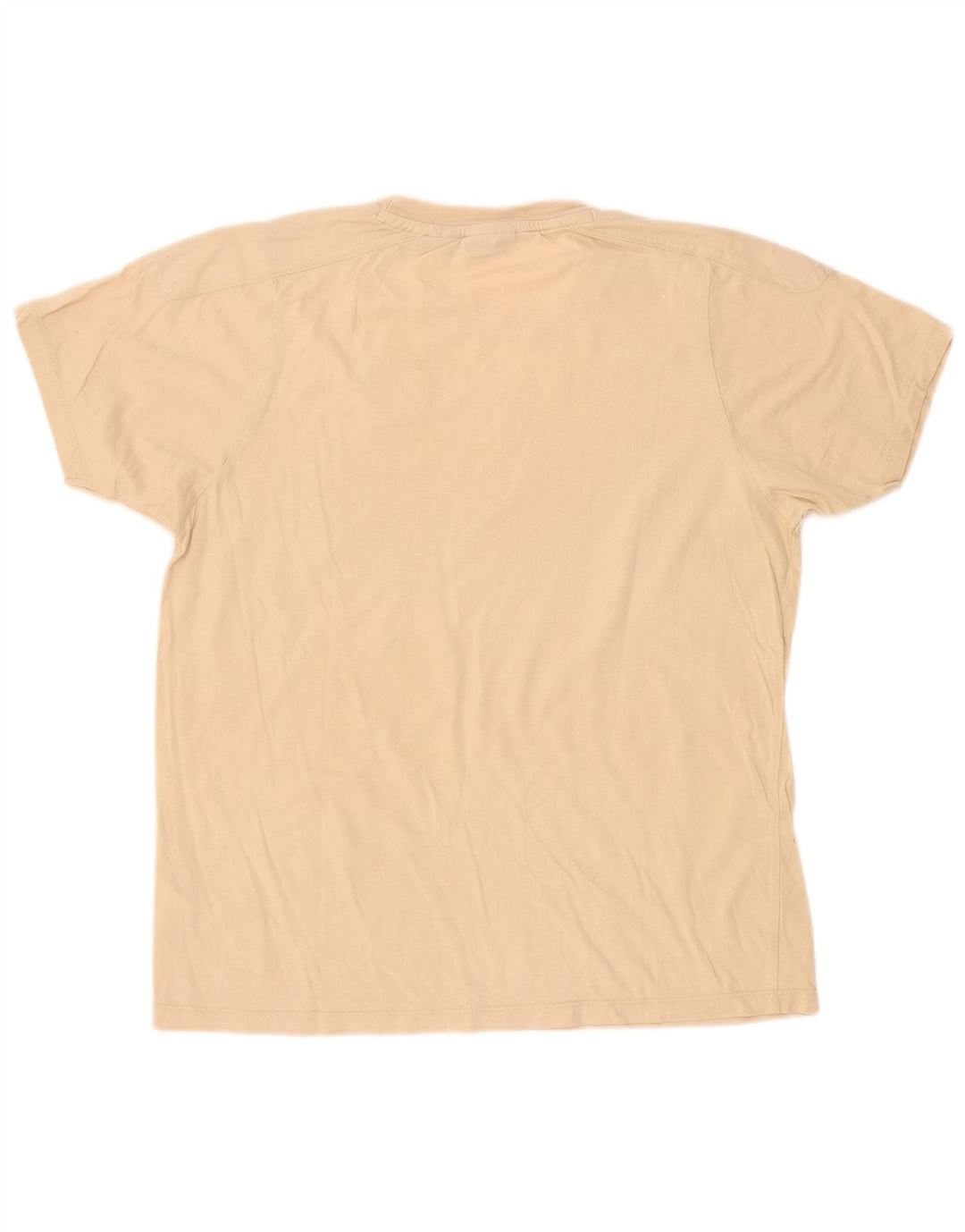 Fila Mens Graphic T-Shirt Top Grande Algodão Bege