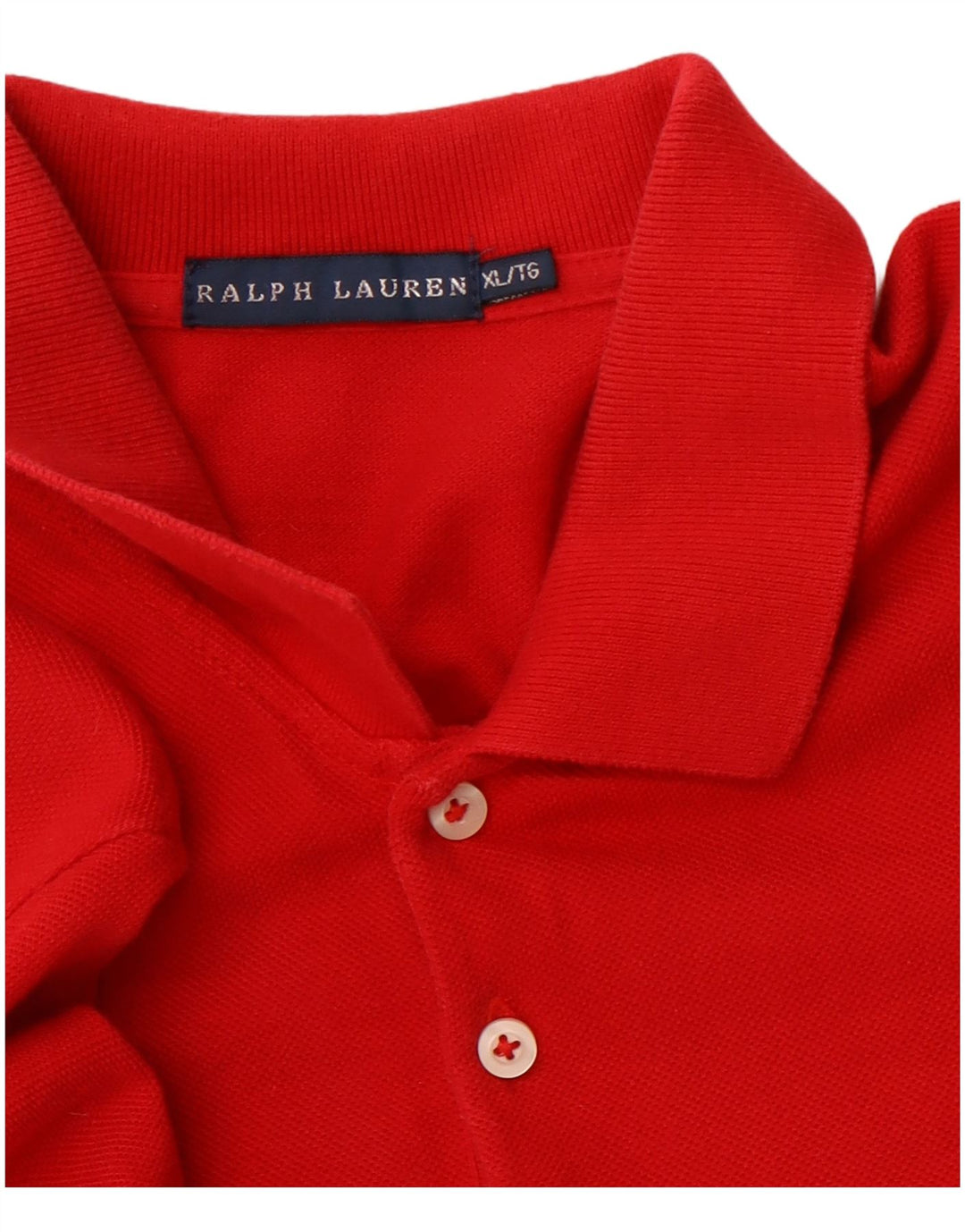 Vestido polo feminino RALPH LAUREN UK 18 XL vermelho