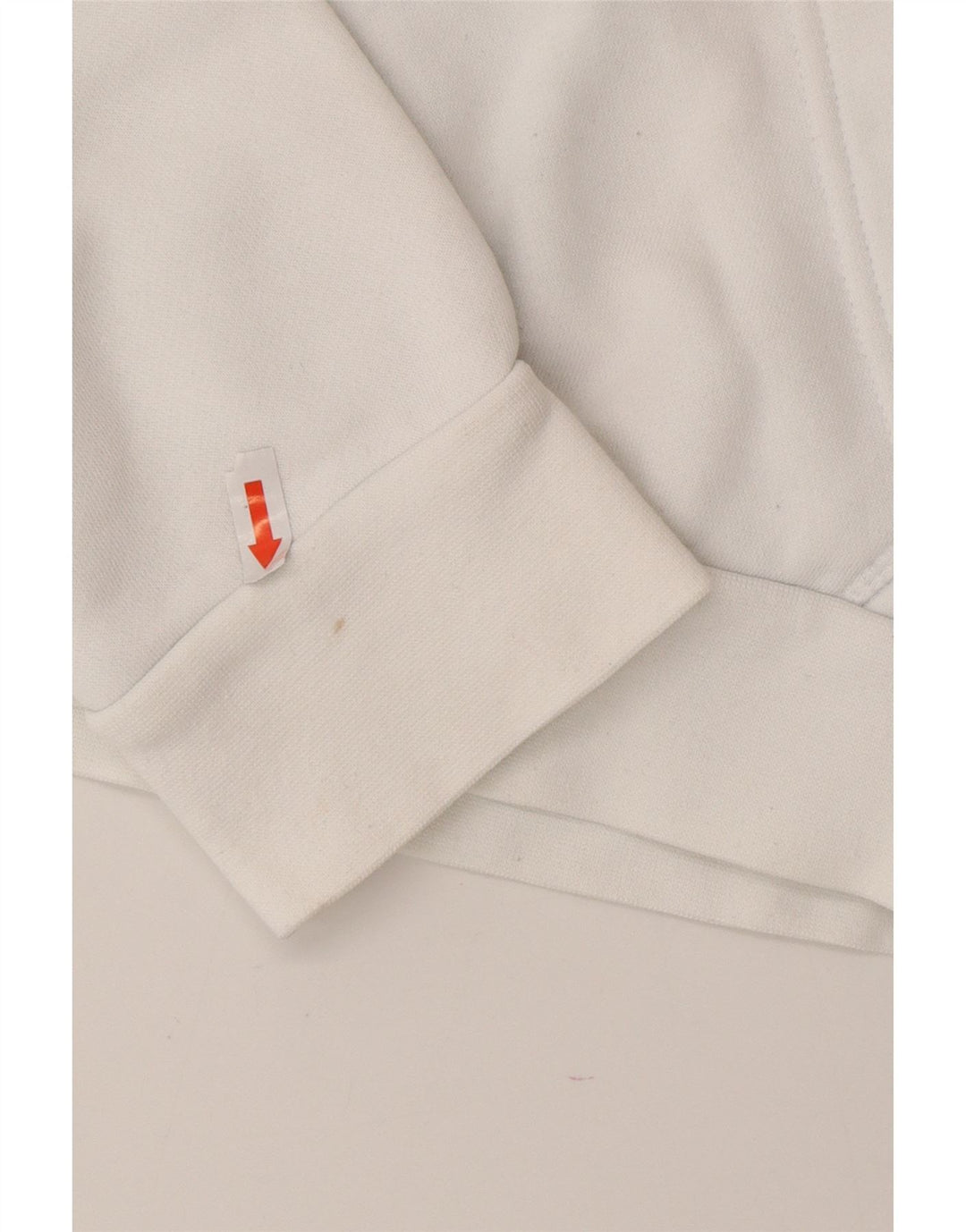 Adidas Mens Hoodie Jumper Pequeno Algodão Branco