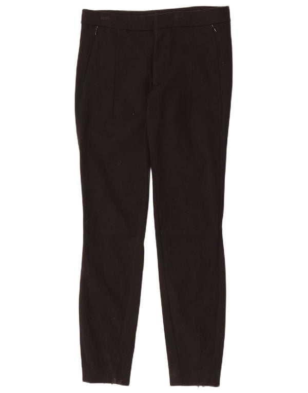 Zara Calça Chino Feminina Skinny Médio W28 L28 Preta