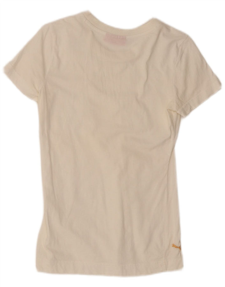 Puma Camiseta Feminina Top UK 10 Pequena Branca
