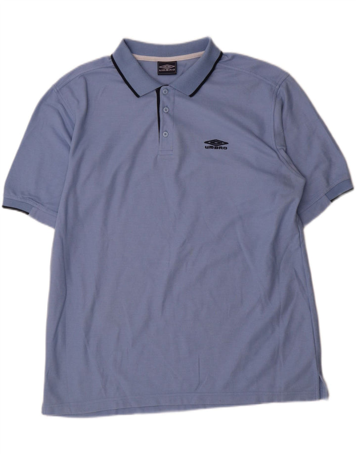 Camisa Polo Masculina Umbro XL Azul Poliéster