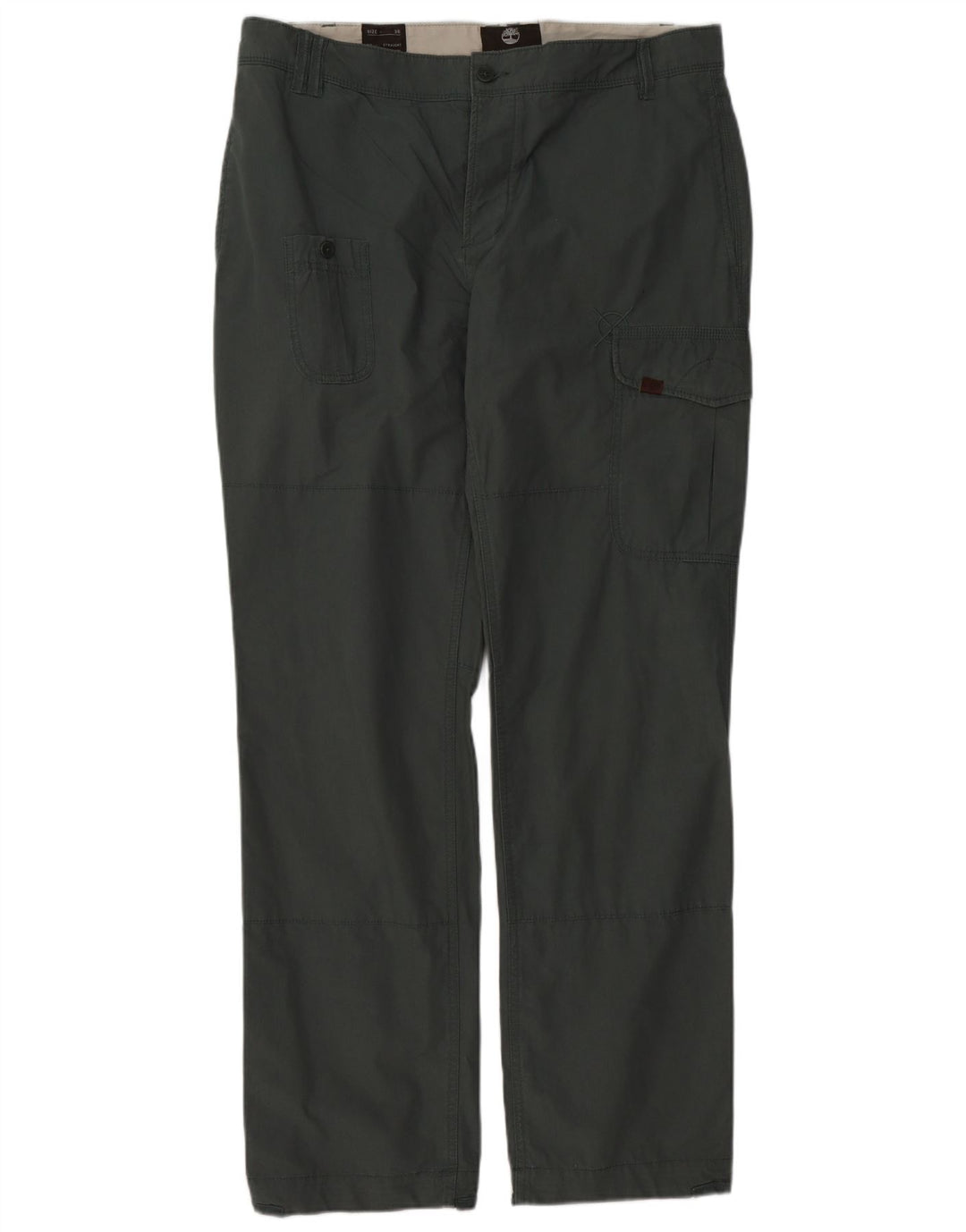 Calça cargo reta masculina TIMBERLAND W36 L34 algodão verde