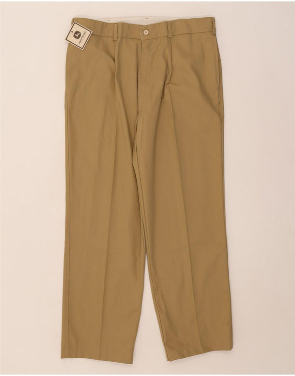 Calça Chino Masculina John Deere W35 L28 Algodão Bege