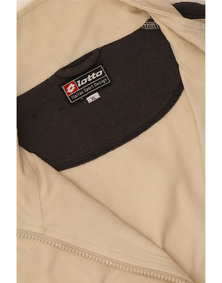 Lotto Mens Treino Top Jacket XL Bege Colourblock