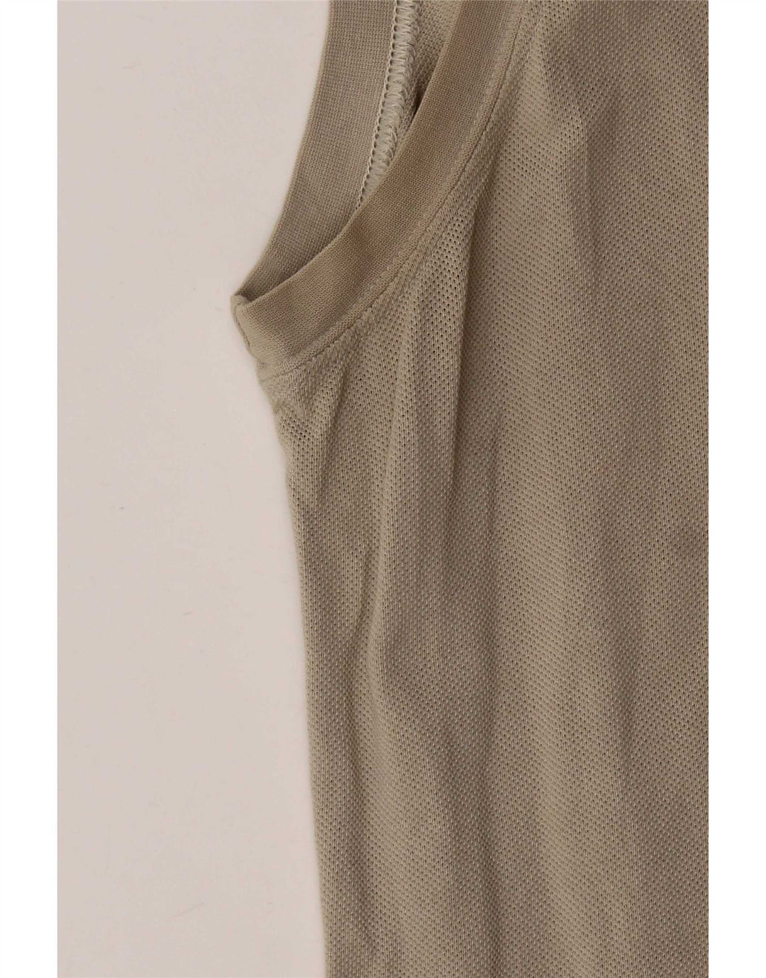 Polo feminino sem mangas Lacoste EU 42 grande cinza