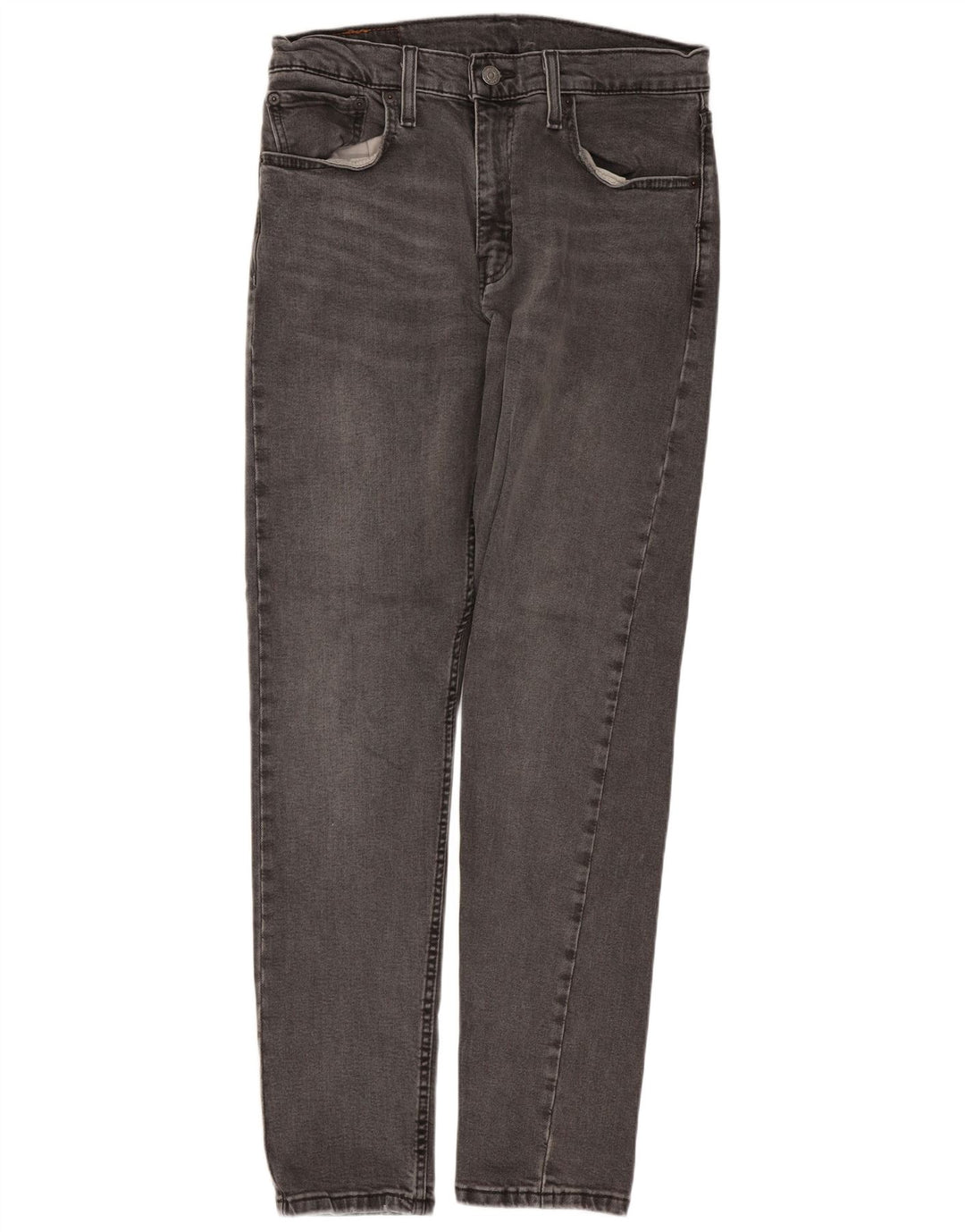 Calça jeans masculina Levi's 512 Slim Tapered W32 L32 cinza algodão
