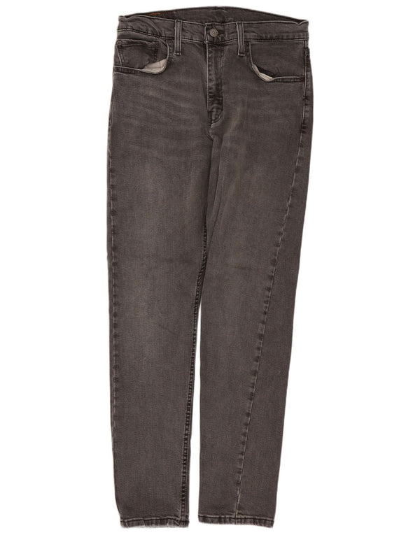 Calça jeans masculina Levi's 512 Slim Tapered W32 L32 cinza algodão