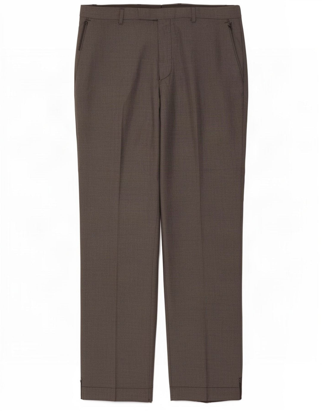 Calça masculina Marks & Spencer sob medida casual W34 L33 poliéster cinza